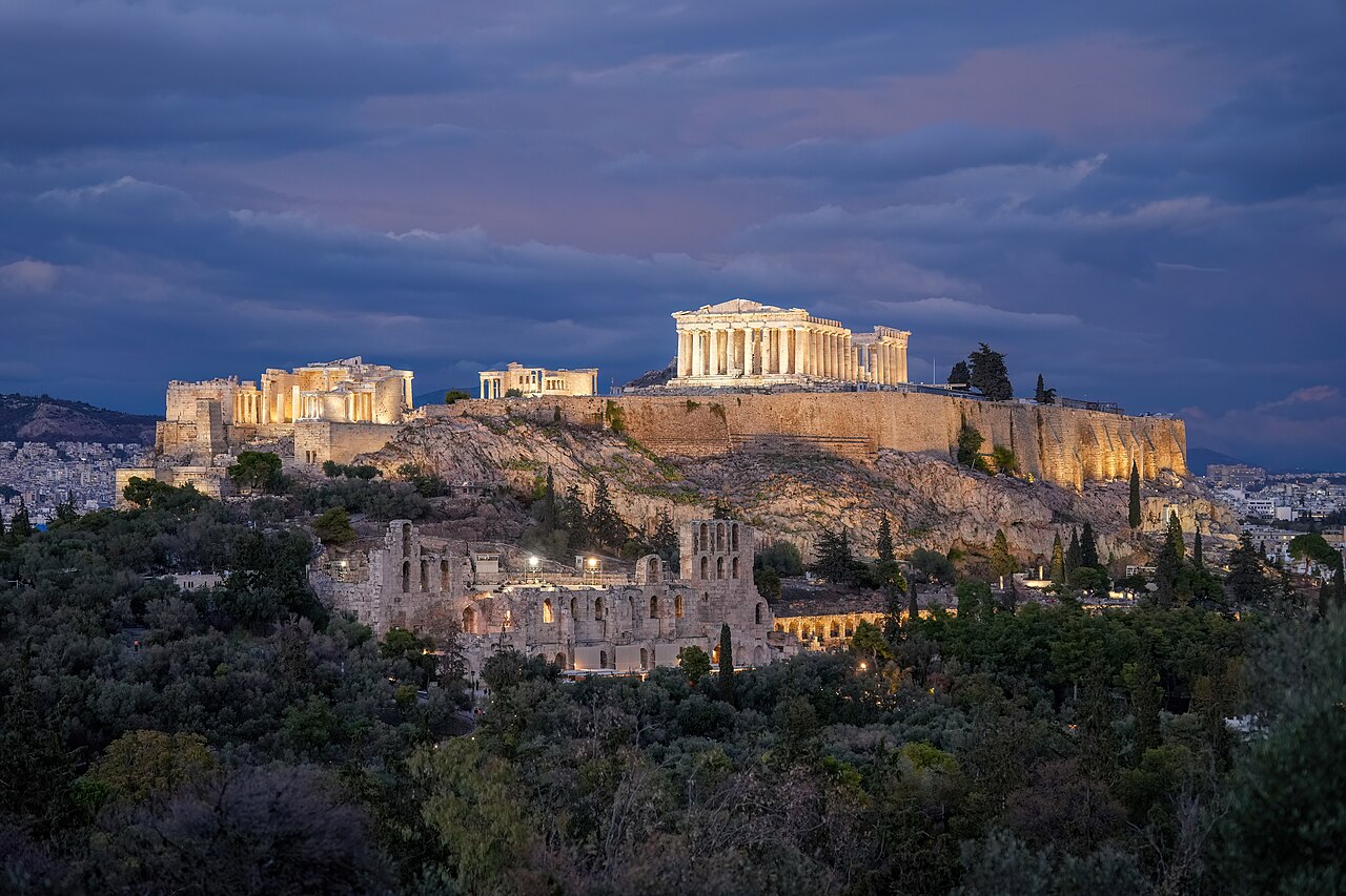 Acropolis of Athens in Athens, Greece