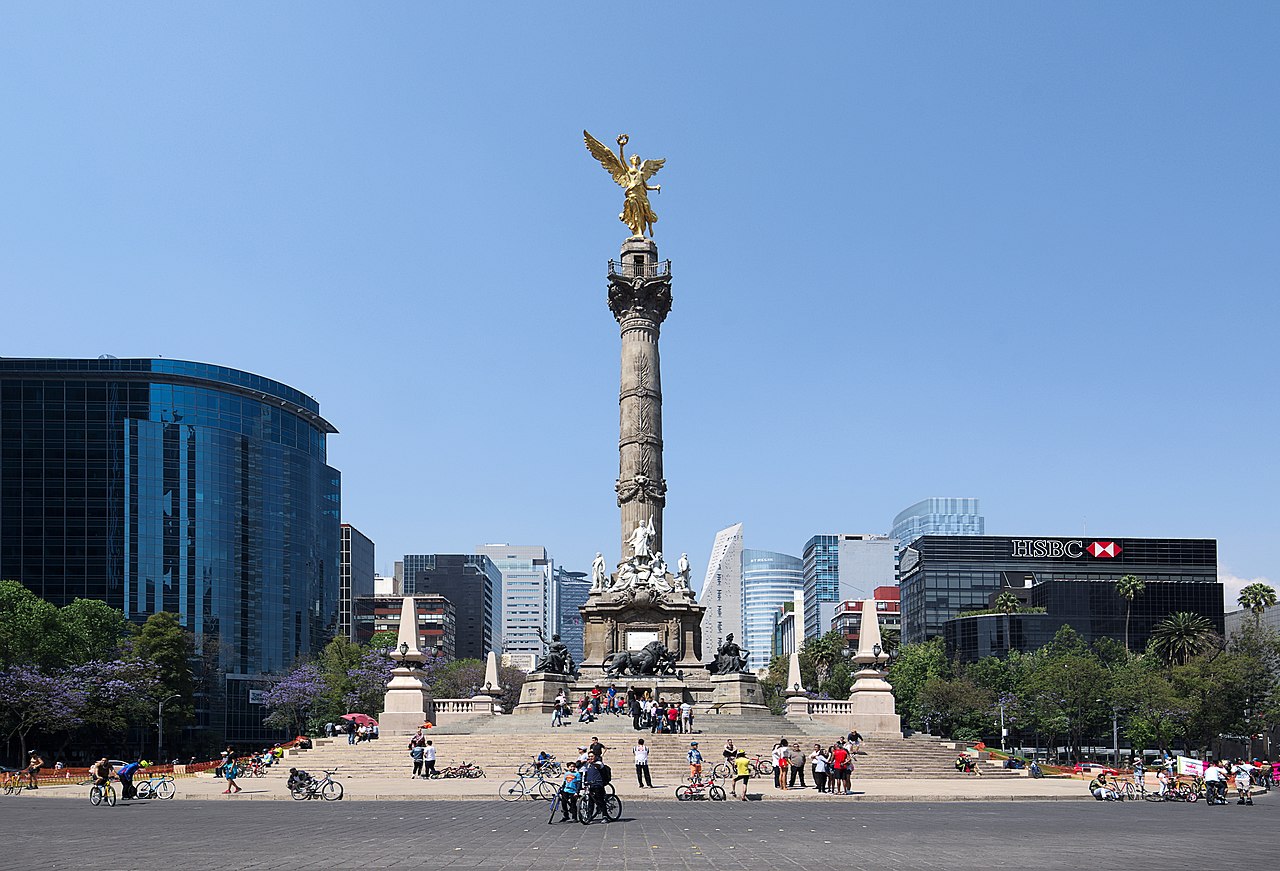 Angel of Independence in Mexico City, Mexico