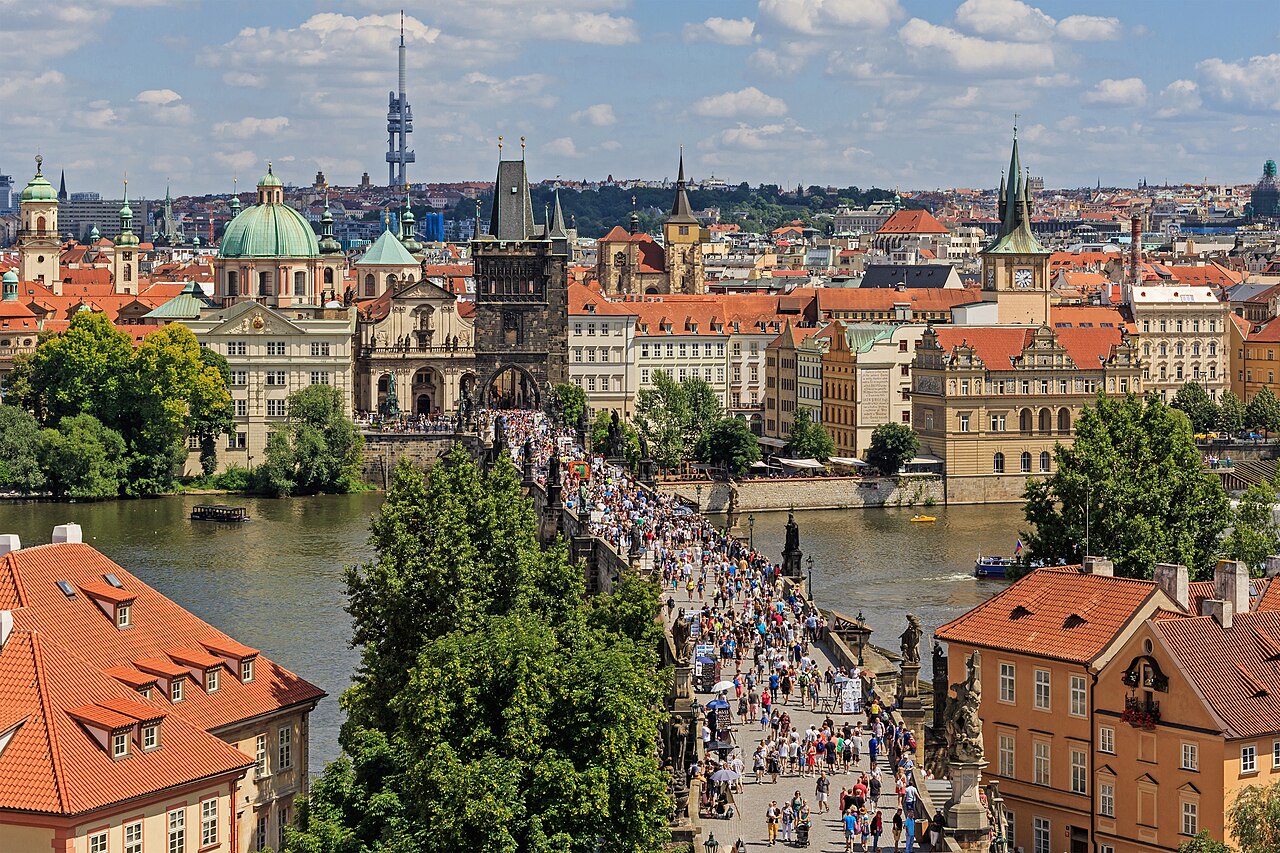 Charles Bridge in Prague, Czech Republic