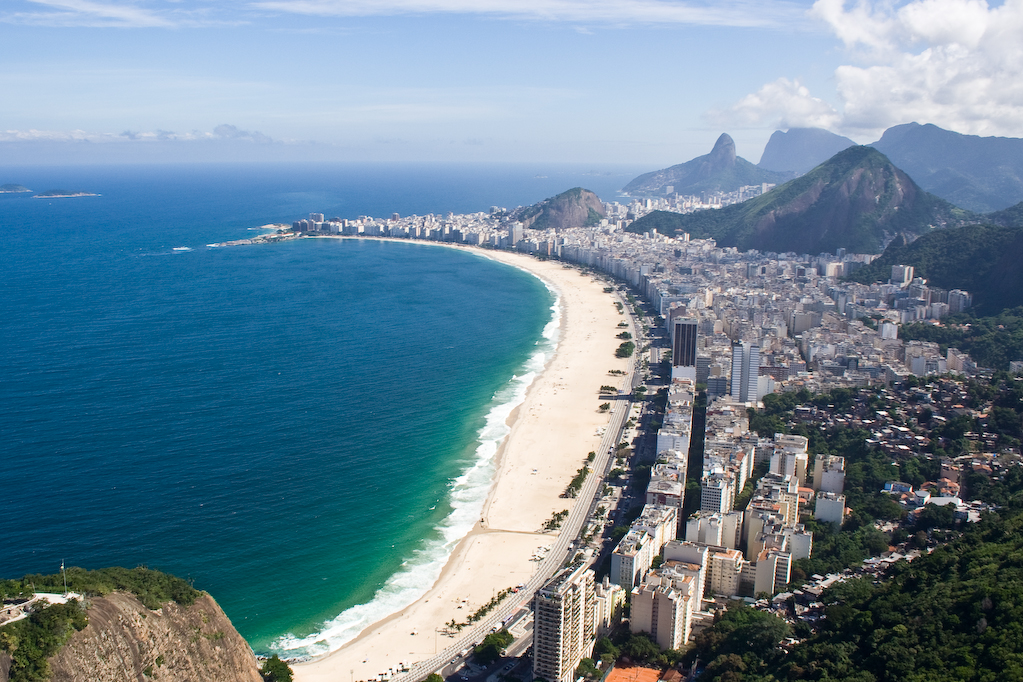 Copacabana in Rio de Janeiro, Brazil