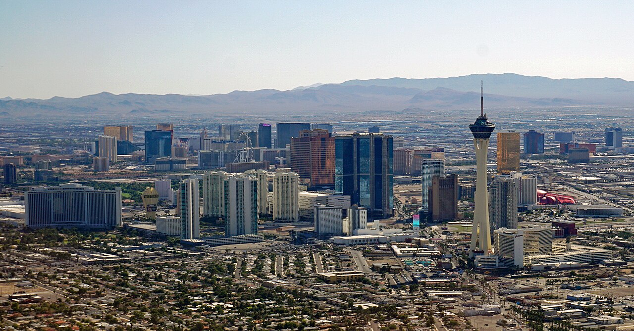 Las Vegas Strip in Las Vegas, United States