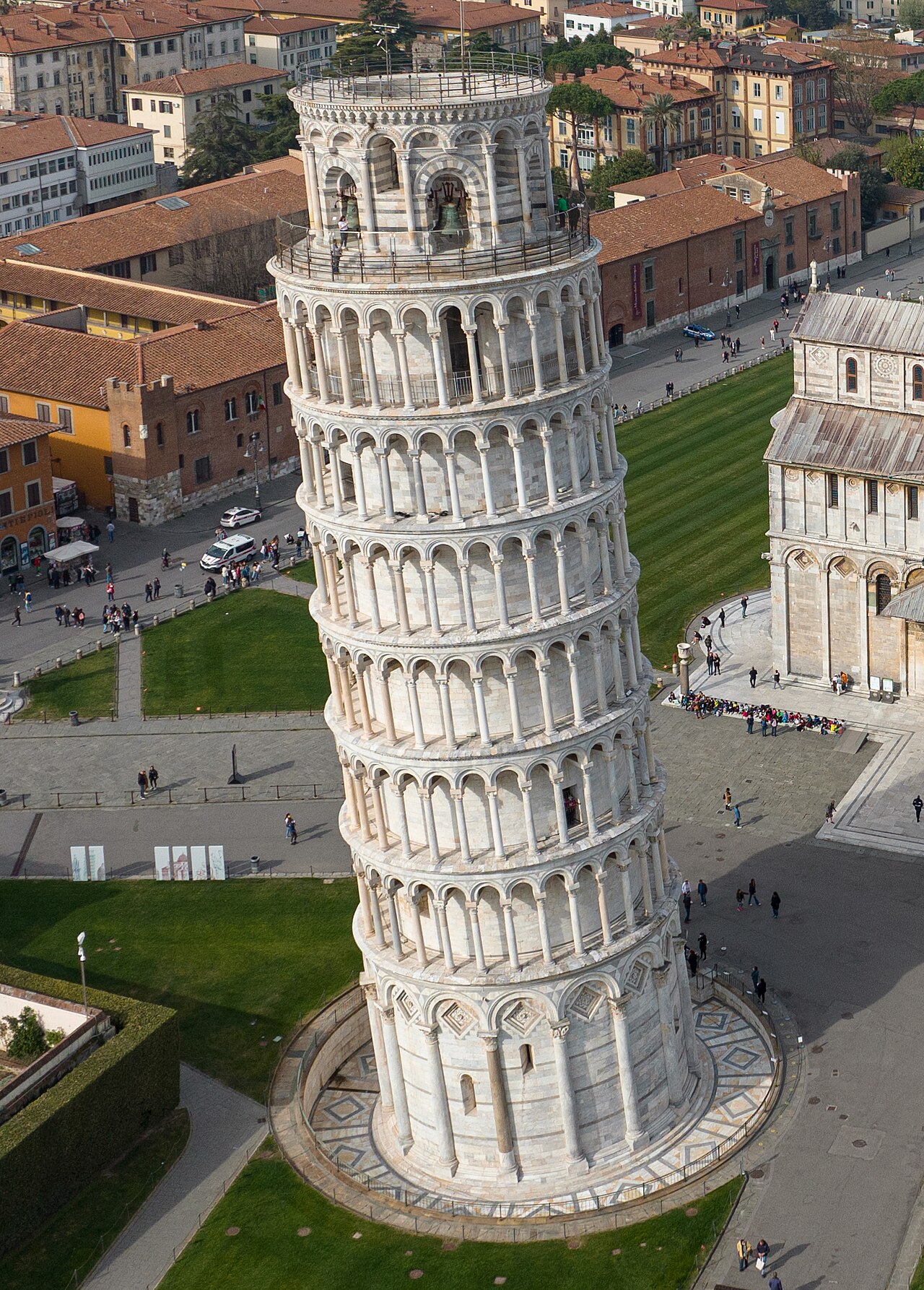 Leaning Tower of Pisa in Pisa, Italy