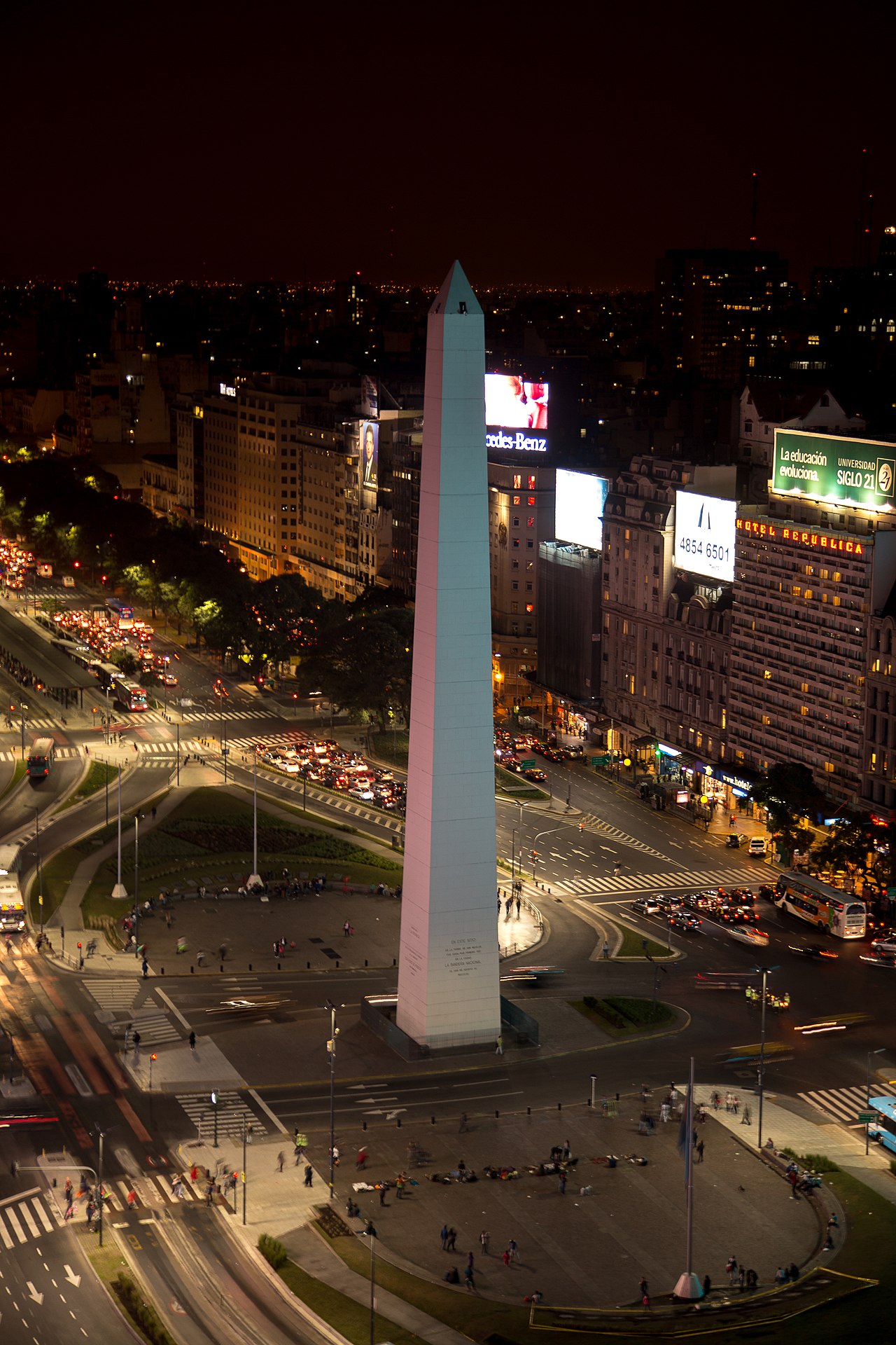 Obelisco de Buenos Aires in Buenos Aires, Argentina