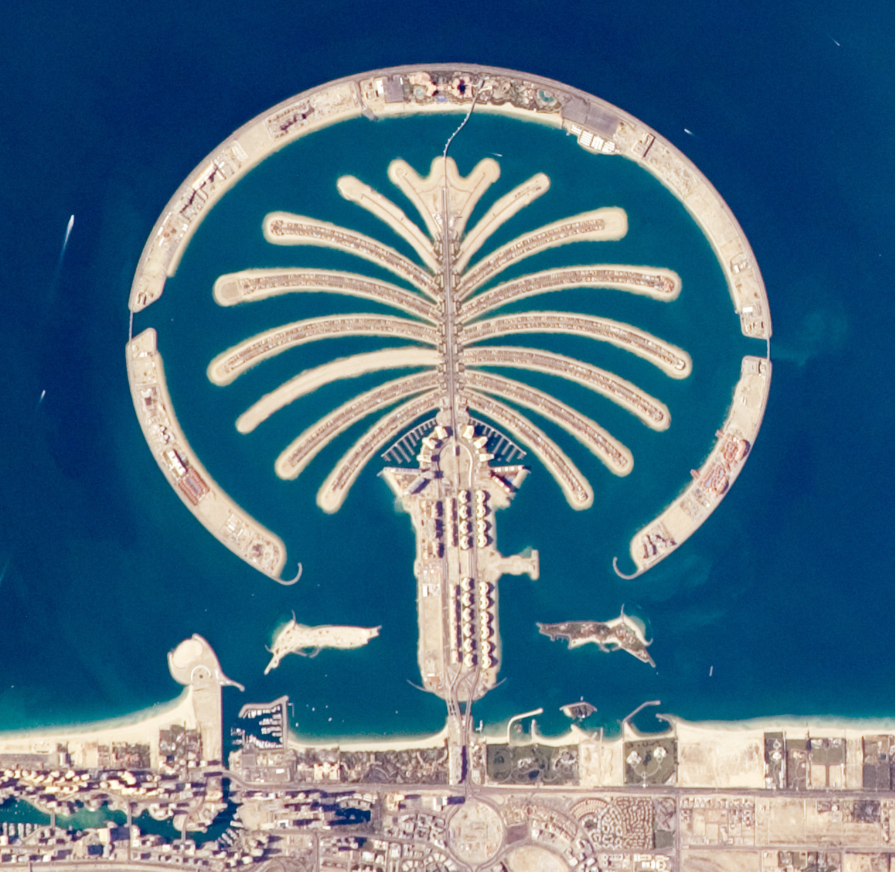 Palm Jumeirah in Dubai, United Arab Emirates